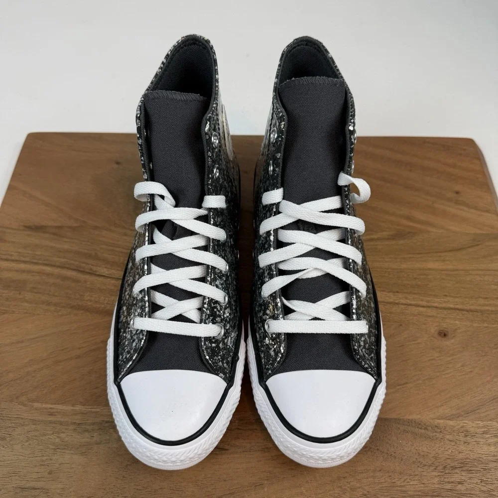 New Big Kids Converse Chuck Taylor All Star Dark Matter High Tops Sneaker Sz 6 Y